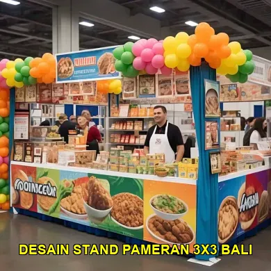 desain stand pameran 3x3 bali